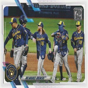 Milwaukee Brewers - 2021 Topps 70th Anniversary Series 1 Baseball Card